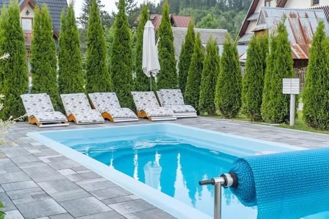 Domek Dream II Z Jacuzzi I Basenem ポロニン エクステリア 写真